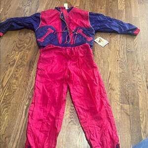 New CHRISTIE BROOKS Vintage90sGirls Windbreaker Jacket  and pants Size M (10-12)